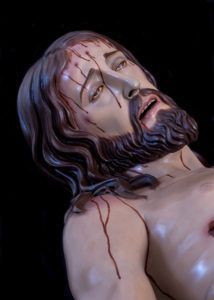 Cristo en el Sepulcro realizado por el escultor imaginero Juan Alberto Pérez Rojas para Álora, Málaga