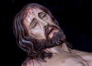 Cristo en el Sepulcro realizado por el escultor imaginero Juan Alberto Pérez Rojas para Álora, Málaga