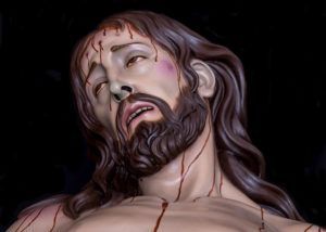 Cristo en el Sepulcro realizado por el escultor imaginero Juan Alberto Pérez Rojas para Álora, Málaga