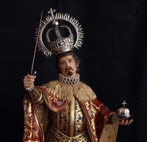 Detalle de la expresión del rostro del santo sevillano
