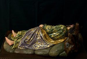 Vista de la composición de la escultura de San José dormido