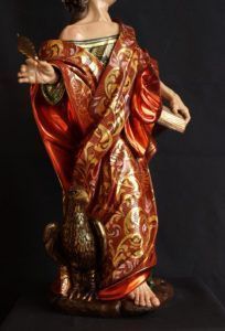 El águila como símbolo de la representación del evangelista San Juan