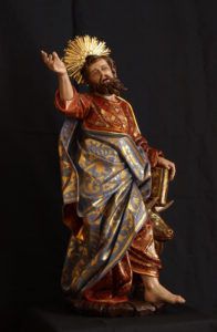 Modelado de san Lucas Evangelista
