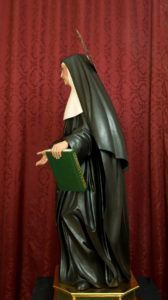 Perfil izquierdo de la santa jerezana