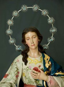 La Inmaculada coronada de estrellas como la visión del Apocalipsis