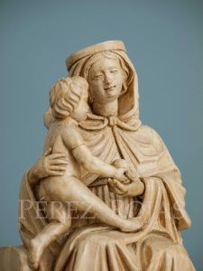 Virgen de la Peña realizada para una colección privada de arte
