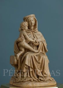 Virgen de la Peña, escultura de Pérez Rojas