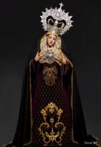 Imagen de la Virgen María Dolorosa obra de Juan Alberto PÉREZ ROJAS