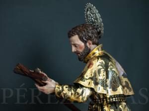 San Francisco Javier sedente para una colección de arte privada