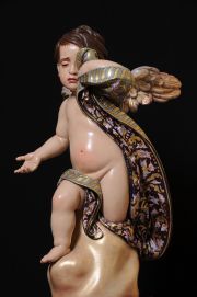Vista de la composición del ángel pasionario