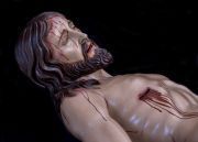 Christ in the Tomb, created by the religious sculptor Juan Alberto Pérez Rojas for Álora, Málaga