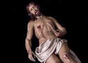 Christ in the Tomb, created by the religious sculptor Juan Alberto Pérez Rojas for Álora, Málaga
