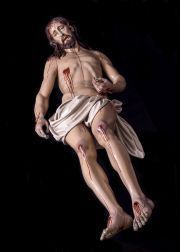Christ in the Tomb, created by the religious sculptor Juan Alberto Pérez Rojas for Álora, Málaga
