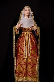 Imagen de la Virgen Dolorosa obra de Juan Alberto Pérez Rojas