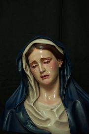 Busto de Virgen Dolorosa obra de Juan Alberto Pérez Rojas