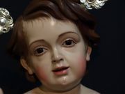 Detalle del tierno rostro del Niño Jesús