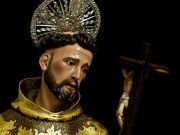 Expresivo rostro de San Francisco de Asís, obra de Pérez Rojas