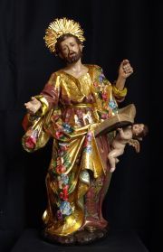 San Mateo Evangelista obra del escultor Juan Alberto Pérez Rojas