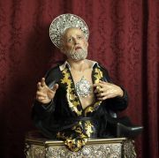 Busto relicario de San Felipe Neri con motivo del V centenario del nacimiento del santo