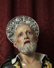 Modelado de San Felipe Neri siguiendo la tradición escultórica