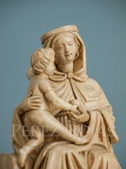 Virgen de la Peña realizada para una colección privada de arte