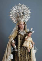 Imagen de la Virgen del Carmen con el Niño Jesús