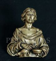 Escultura en relieve de la virtud de la Templanza