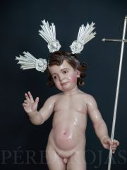 Modelado del torso del Niño Jesús