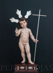 Niño Jesús triunfante de estética barroca