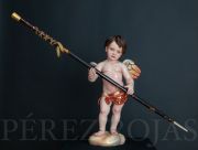 Ángel mancebo con bastón de mando, de la Virgen de los Remedios de Montefrío
