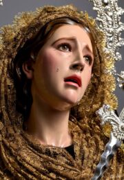 Modelado naturalista de la Virgen de los Dolores