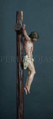 Perfil derecho del crucificado obra de Pérez Rojas