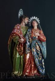 Virgen de los Dolores y san Juan Evangelista, conjunto de Juan Alberto Pérez Rojas